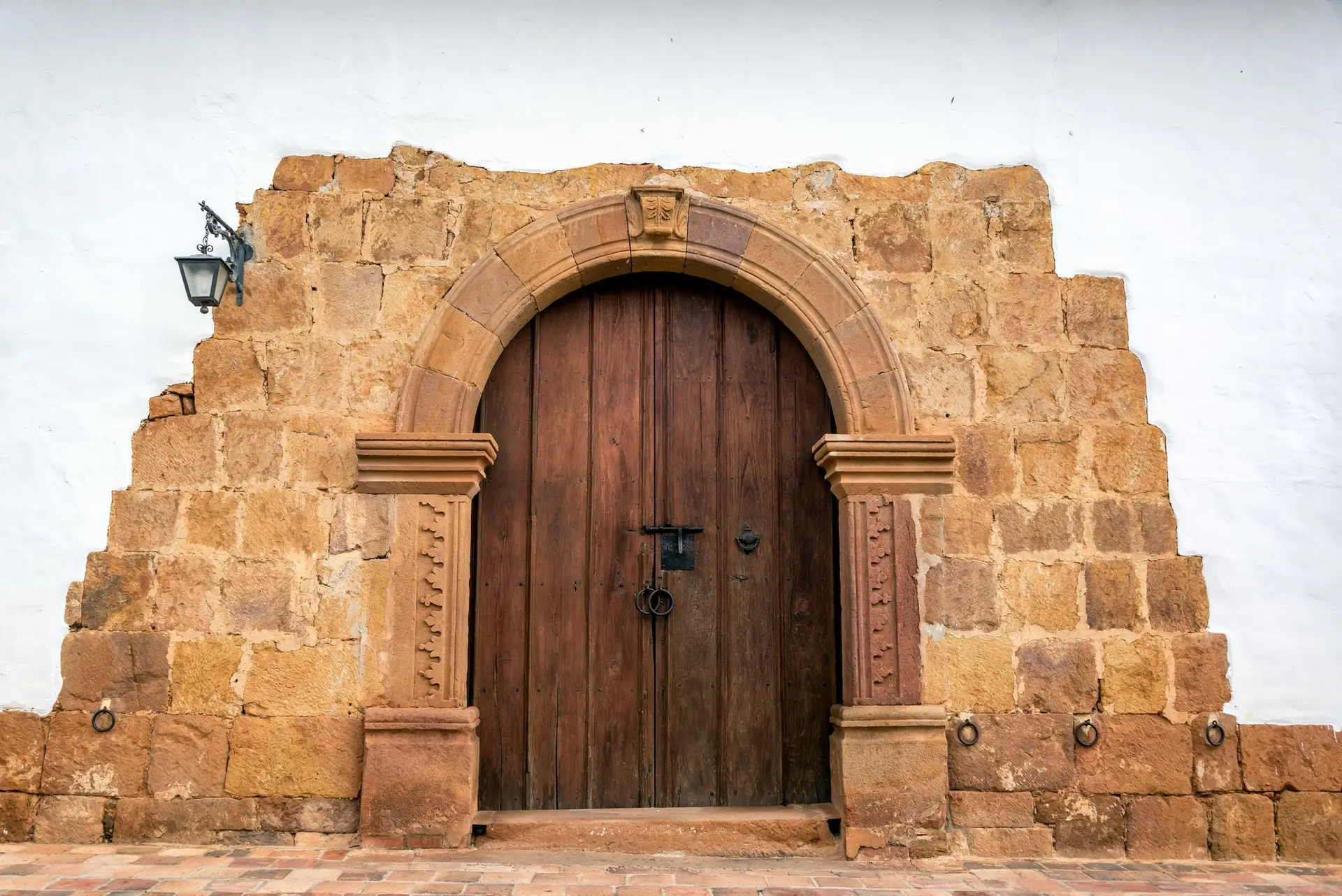 Beautiful Stone Entrance