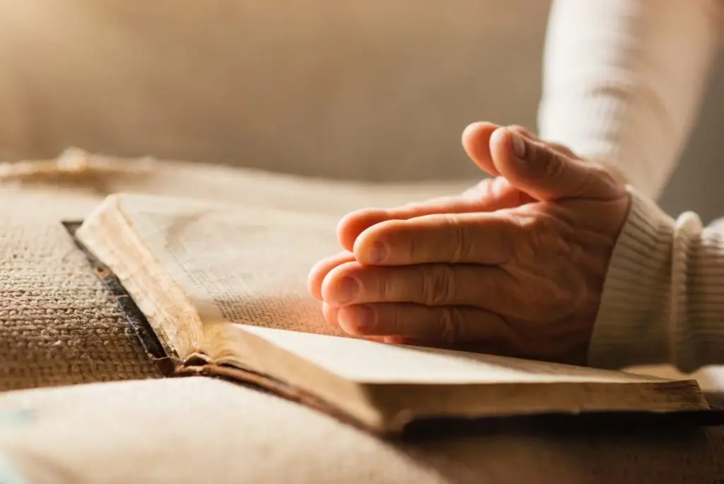 Woman with bible